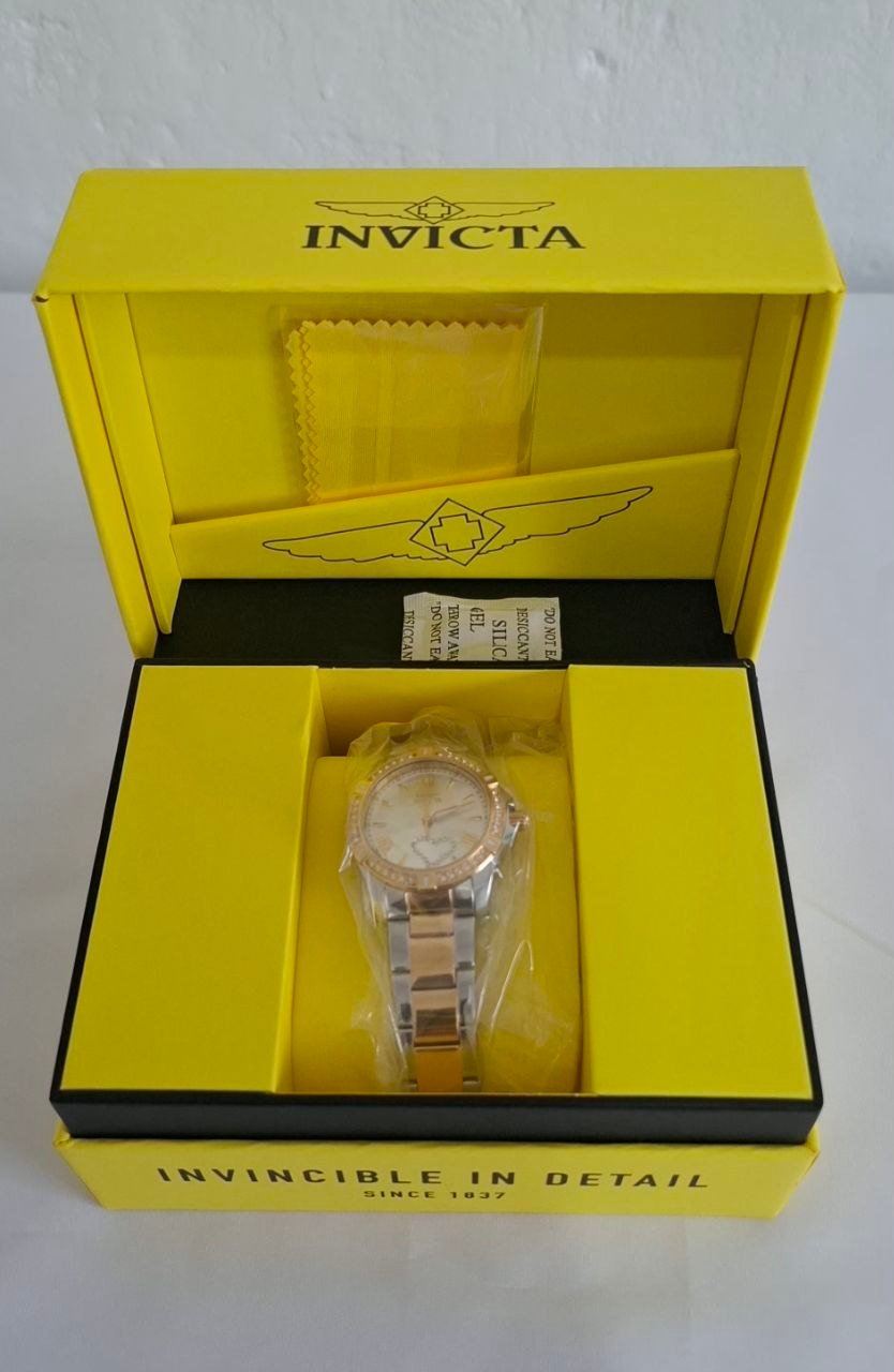 Reloj Invicta Angel Luvora para mujer - 35 mm. Oro. Acero (49844) - Imagen 7